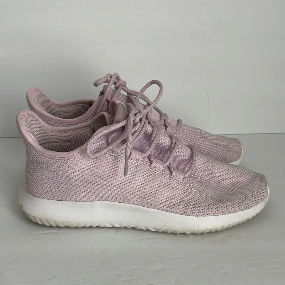 Adidas Originals Big Kid Tubular Shadow Running Shoe Aero Pink/White 7